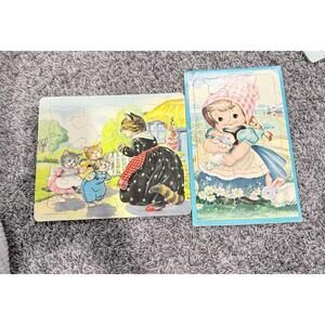 2 vintage children’s puzzles